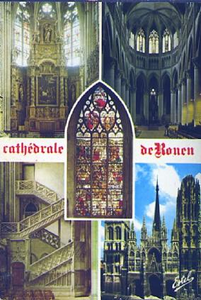 POSTAL 57759: Cathedrale de Rouen (Seine Maritime) La cathedrale Notre-Dame Normandie