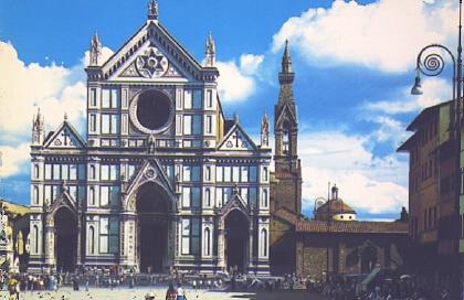POSTAL 57780: Basilica de S. Croce. Vista desde la plaza