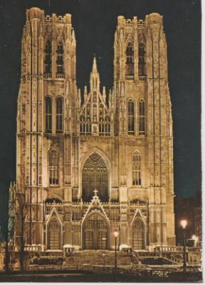 POSTAL 57822: Bruxelles Cathedrale Saint-Michel