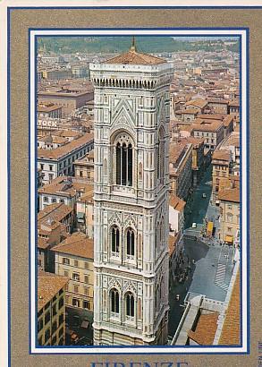 POSTAL 57858: Firenze Il campanile di Giotto