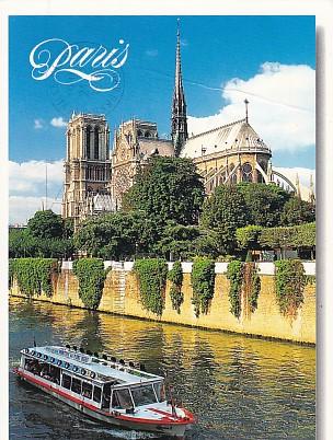 POSTAL 57865: Paris La Seine et Notre-Dame