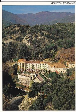 POSTAL 57875: Molitg-les-Bains Vue generale de l etablissement thermal