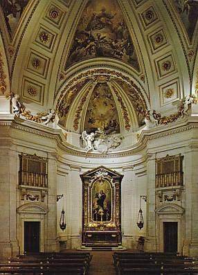 POSTAL 57906: Aranjuez Palacio Real Capilla Frescos de F. Bayeu