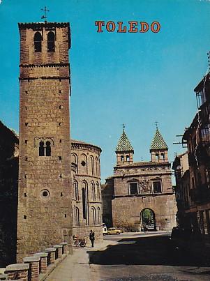 POSTAL 57929: Toledo Santiago el Arrabal y Puerta Bisagra