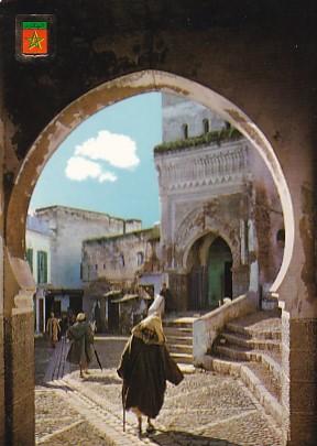 POSTAL 57954: Calle Zama Tarrak y Puerta del Cementerio Tetuan