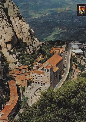 POSTAL 57966: Montserrat Vista panoramica del Monestir