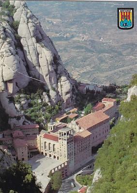POSTAL 57974: Montserrat Real Monasterio (Vista General)