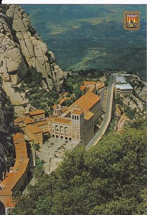 POSTAL 57975: Montserrat Vista panoramica del Monestir