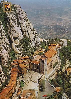POSTAL 57978: Montserrat Vista panoramica del Monestir