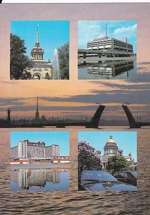 POSTAL 57987: Mosaico de monumentos sovieticos