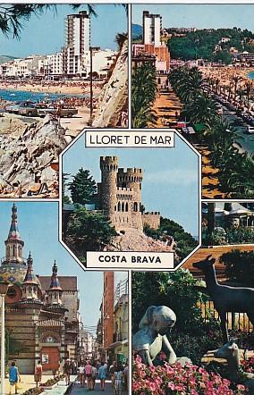 POSTAL 58024: Lloret de Mar Costa Brava
