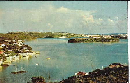 POSTAL 58039: Menorca Atardecer en el puerto de Mahon