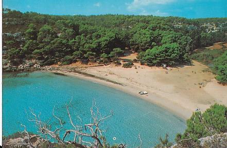 POSTAL 58055: Cala Macarella (Menorca)