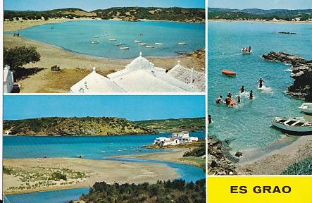 POSTAL 58067: Es Grao Menorca playa