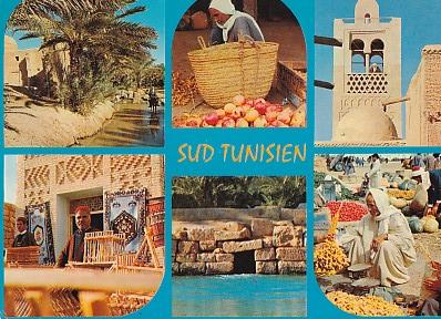 POSTAL 58077: Sud Tuniesen paysages et portraits