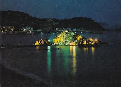 POSTAL 58085: Blanes (Costa Brava) Palomera iluminada