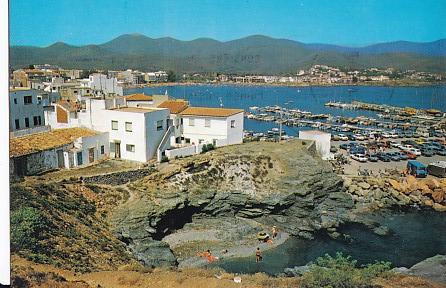 POSTAL 58087: Costa Brava Llansa Vista parcial del puerto