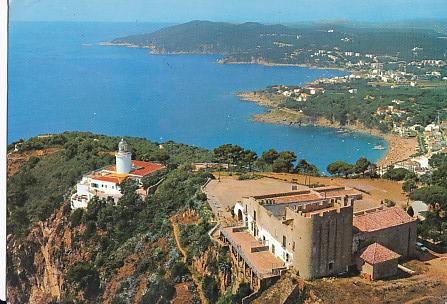 POSTAL 58095: Costa Brava Faro de San Sebastian Calella y Llafranch