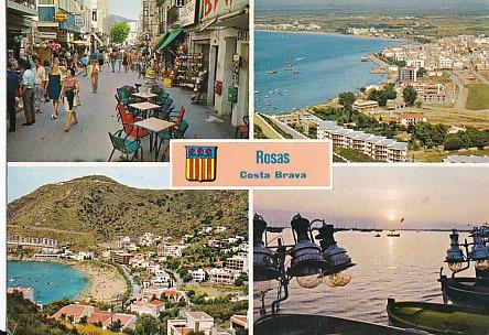 POSTAL 58111: Rosas Costa Brava