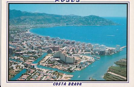 POSTAL 58123: Roses (Costa Brava) vista panoramica