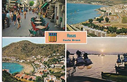 POSTAL 58124: Rosas (Costa Brava)