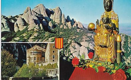POSTAL 58132: Montserrat nuestra señora Barcelona