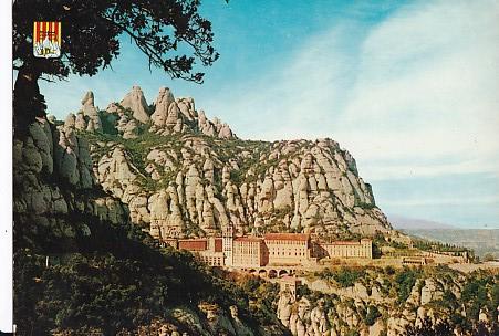 POSTAL 58143: Montserat El Monasterio desde el camino de San Miguel