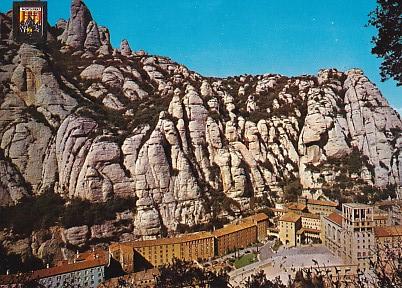 POSTAL 58150: Montserrat vista general del Santuari