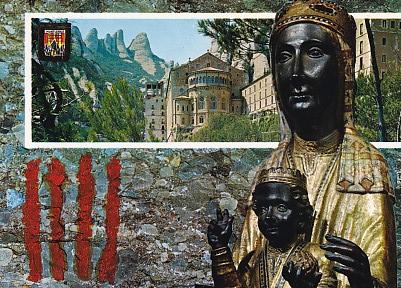 POSTAL 58153: Montserrat La Verge de Montserrat