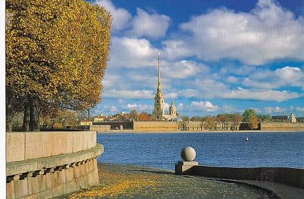 POSTAL 58159: The Split of Vasilyevsky view of the Peter and Paul Fortress