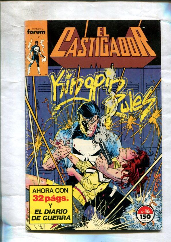 El Castigador (Punisher) numero 16: Estudios sociales y El diario de guerra