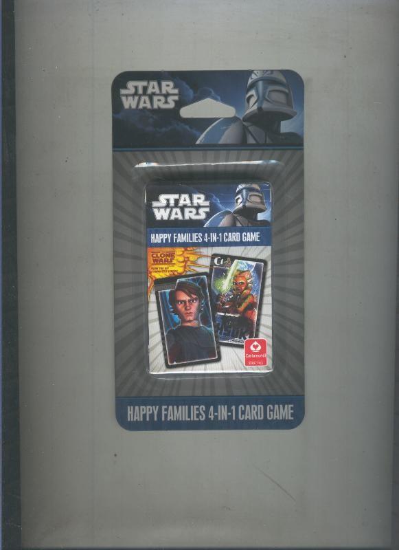 Baraja cartas: Star Wars, Happy Families 4-IN-1 Card Game