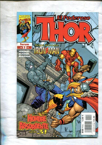 Thor volumen cuatro: Heroes Return numero 13: La hora del martillo (Iron Man)