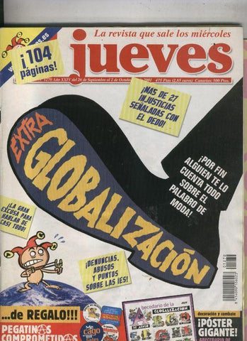 El Jueves revista semanal numero 1270: conserva el suplemento