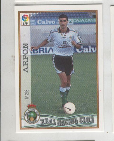 Cromo Liga 97/98: Real Racing Club numero 268: Arpon