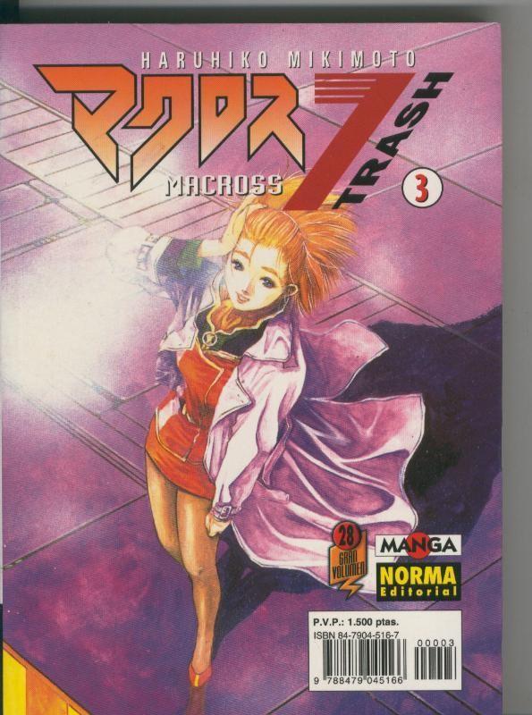 Manga gran volumen numero 28: Macross 7 Trash numero 3