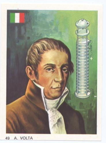 Cromos: Hombres Famosos numero 049: A.Volta