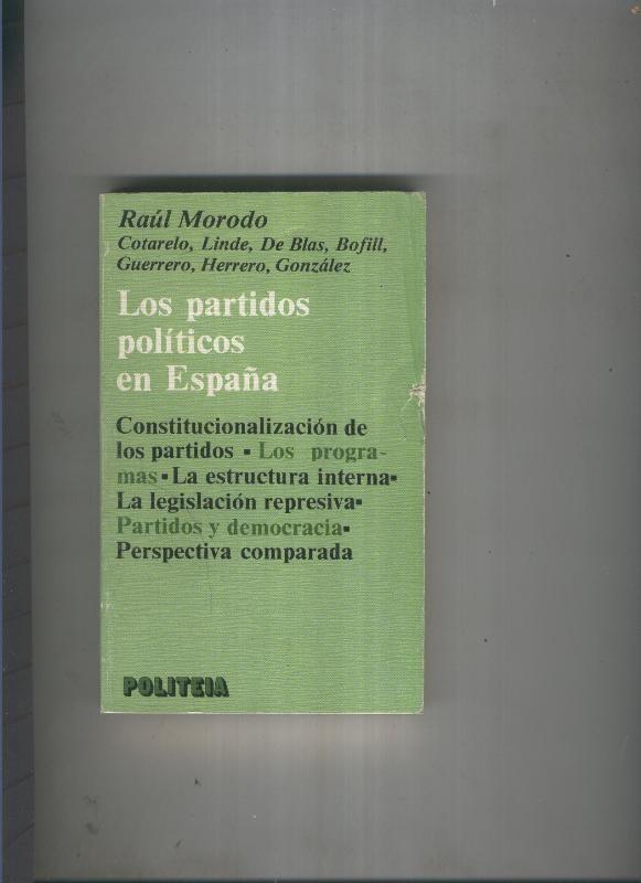 Los partidos politicos en España