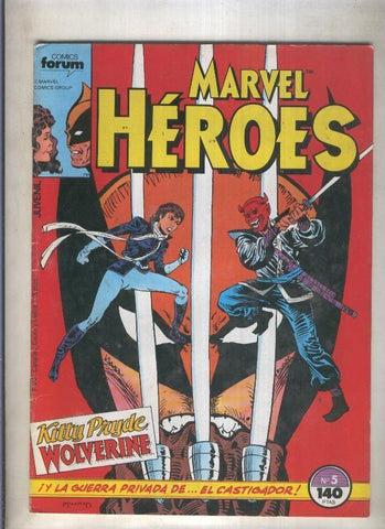 Marvel Heroes numero 05: Kutty Pryde-Wolverine (numerado 1 en trasera)