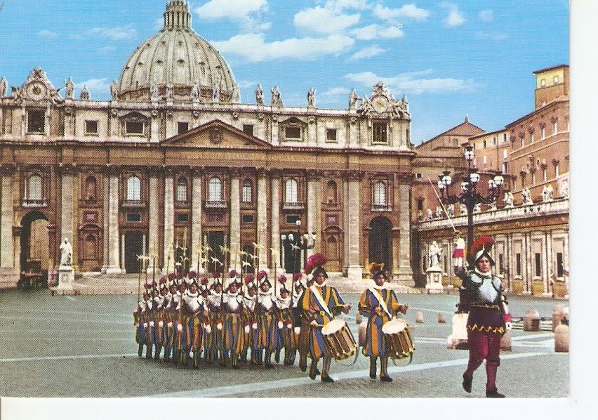 Postal 032770 : Roma S Pietro - Guardia Svizzera in uniforme di gala