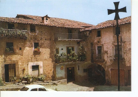 Postal 041058 : Sant Privat den Bas (Girona). Plaça Major
