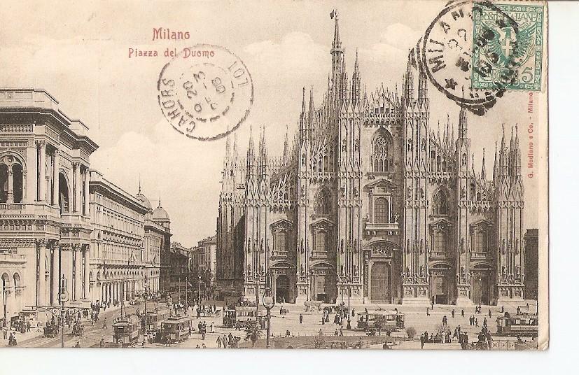 Postal 027865 : Milano, Piazza del Duomo