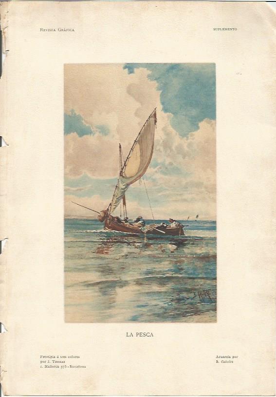LAMINA 2405: La pesca por B. Galofre