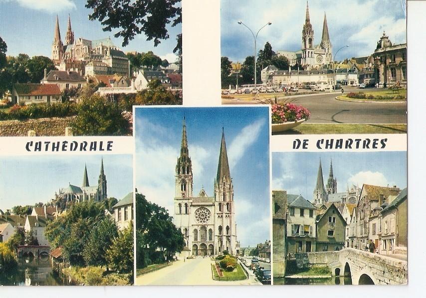 Postal 030924 : Cathedrale de Chartres. En Beauce