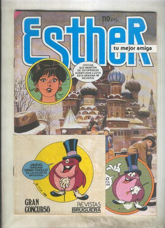 Esther numero 106 (poster central de Juan Pardo) con  pegatina de la Ruperta