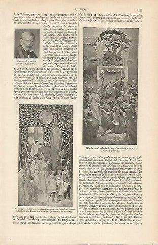 LAMINA ESPASA 19637: Cuadros por Schwind