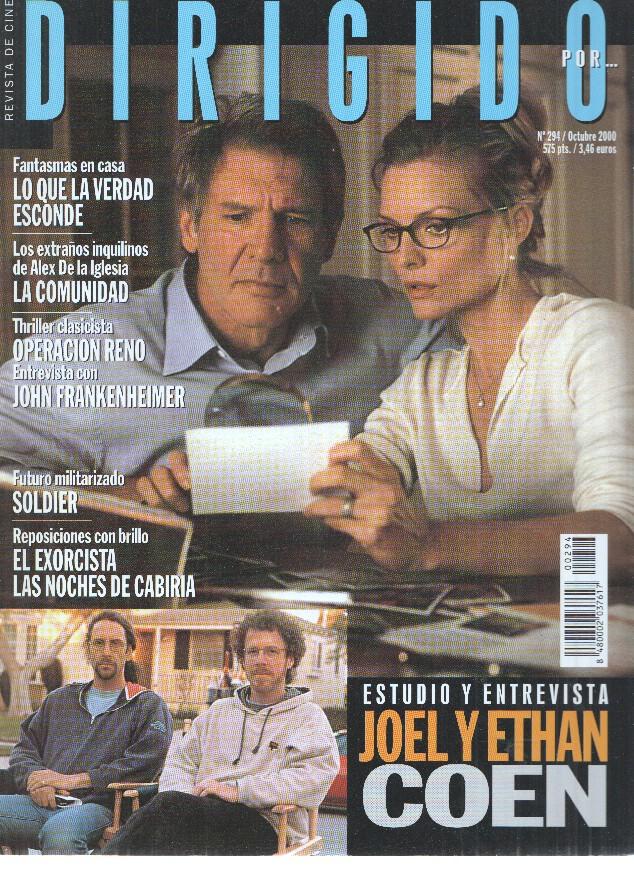 Revista Cine: DIRIGIDO POR, Numero 294: Estudio y Entrevista Joel y Ethan Coen (2000)