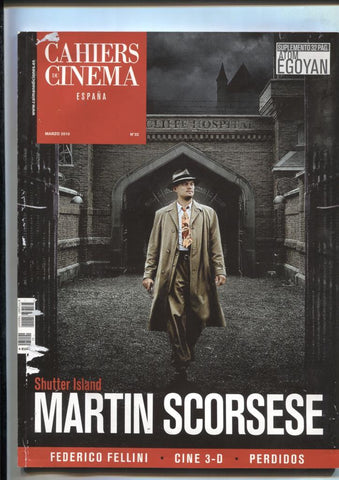 Revista Cine: CAHIERS DU CINEMA (ESPAÑA), Numero 32: SHUTTER ISLAND - Martin Scorsese (2009)