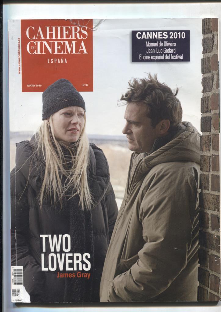 Revista Cine: CAHIERS DU CINEMA (ESPAÑA), Numero 34: TWO LOVERS - James Gray (2009)