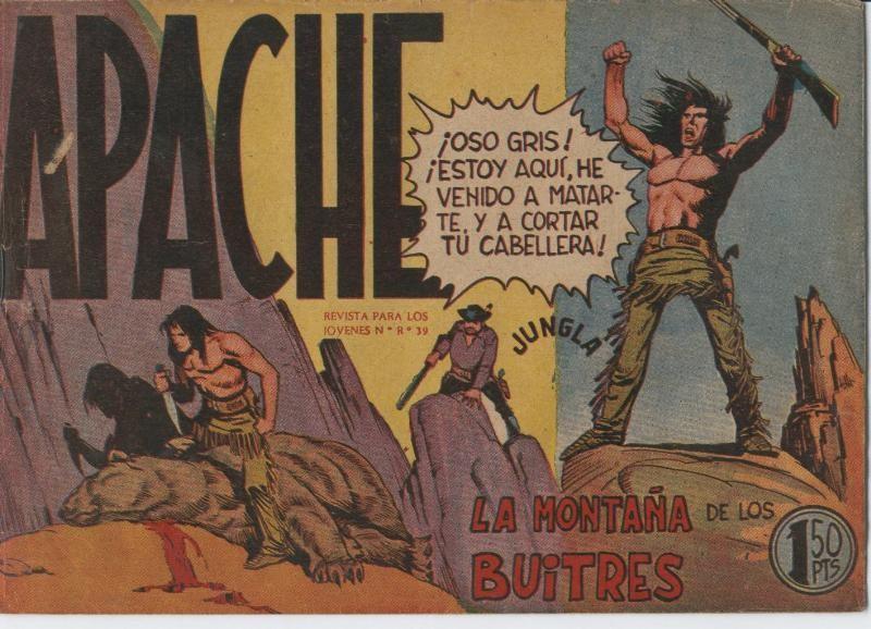 Apache primera serie de editorial Maga  numero 16: La montaña de los buitres